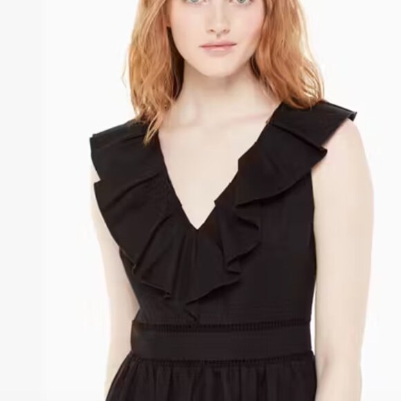 Kate Spade Ruffle Neck Dress - Picture 2 of 7
